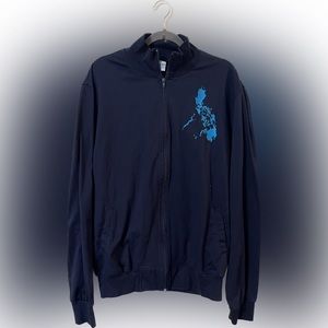 Dibuho Philippines Sportswear Navy Blue 4XL Jacket Full Zip Fits like a Large.
